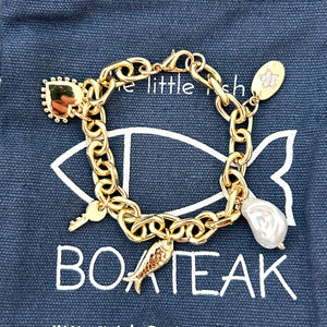 Low country Charm bracelet with charms