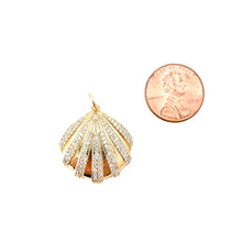 sparkle clam shell charm- FIXED