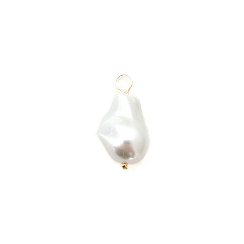 large faux baroque pearl- FIXED