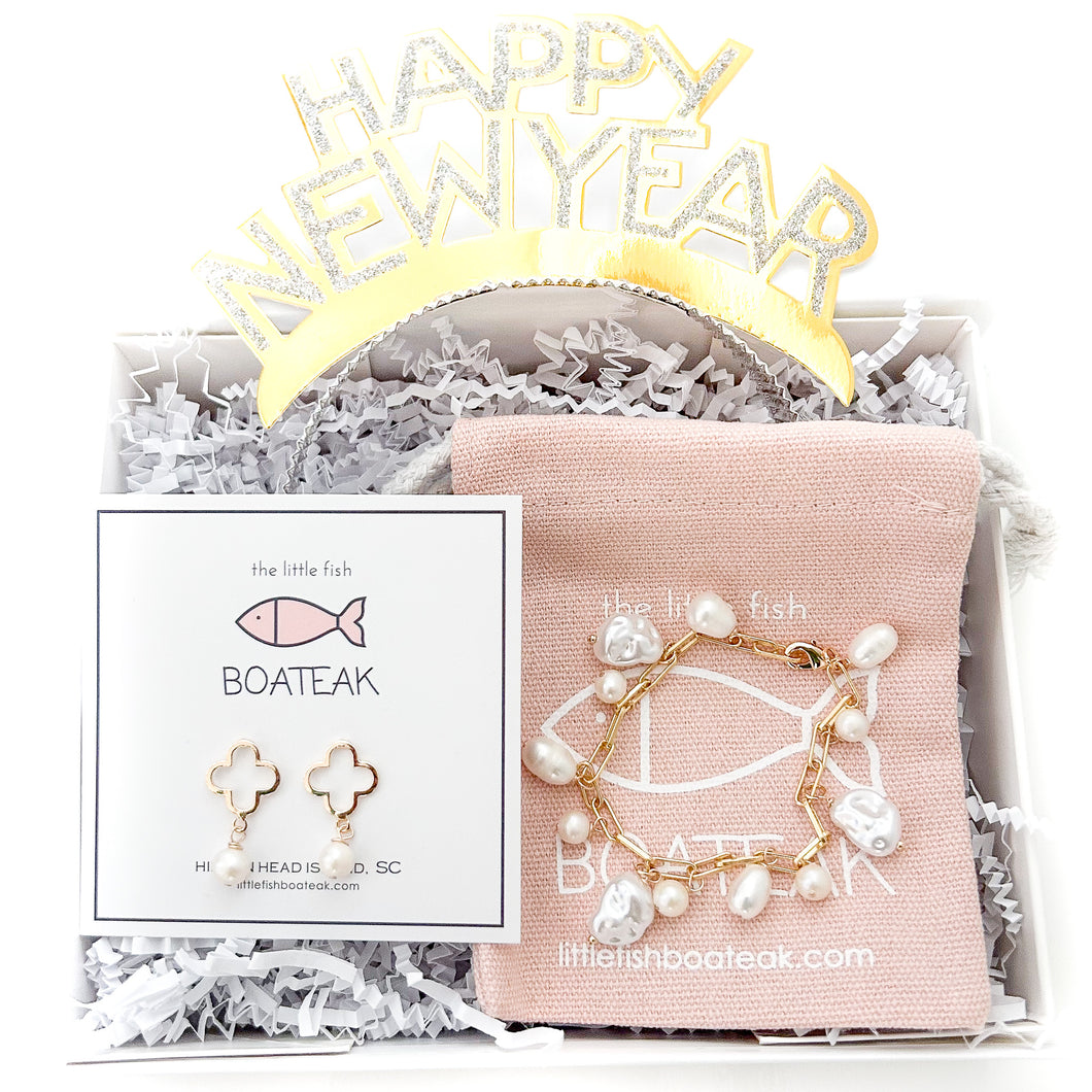 Happy New Year - pearl charm