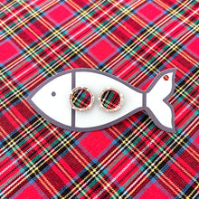 heritage plaid portholes- light gold
