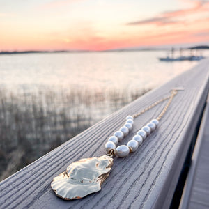 long oyster pearl necklace