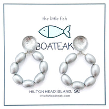 charleston rice hoops-small silver