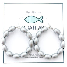 charleston rice hoops-large silver