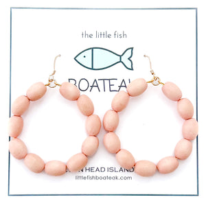 charleston rice hoops-large pink