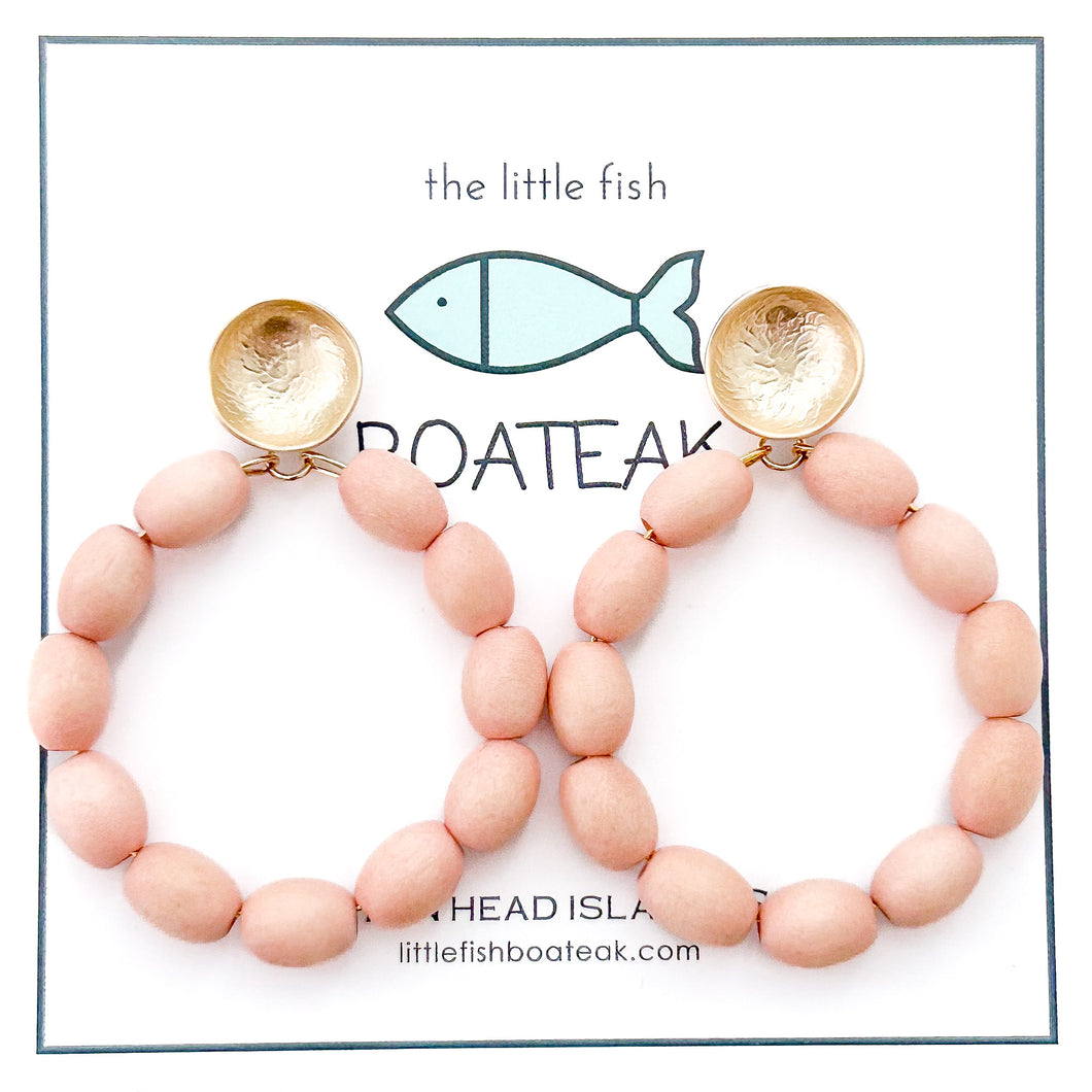 charleston rice hoops-large pink