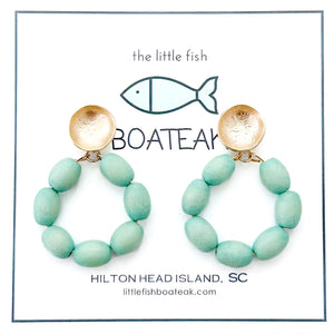 charleston rice hoops-small aqua