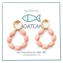charleston rice hoops-small pink