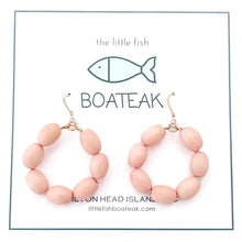 charleston rice hoops-small pink