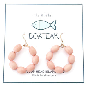 charleston rice hoops-small pink