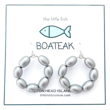 charleston rice hoops-small silver