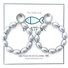 charleston rice hoops-large silver