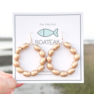 charleston rice hoops-large gold