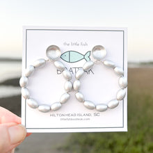 charleston rice hoops-large silver