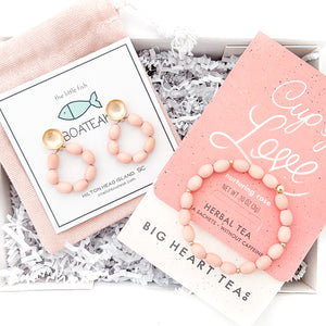 pretty in pink rice bead box