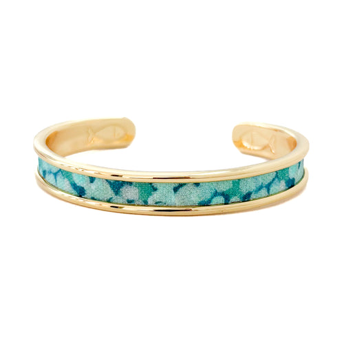 yacht hopper bangle {sea marsh)- gold
