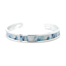 yacht hopper bangle {oyster} -silver