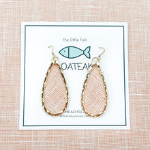 orange linen weave keel