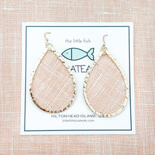 orange linen weave schooner