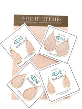 orange linen weave mini schooner