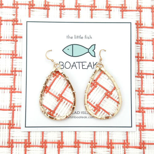 orange weave mini schooner