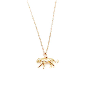 tiger dainty chain necklace