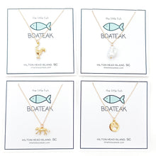 faux baroque pearl dainty chain necklace