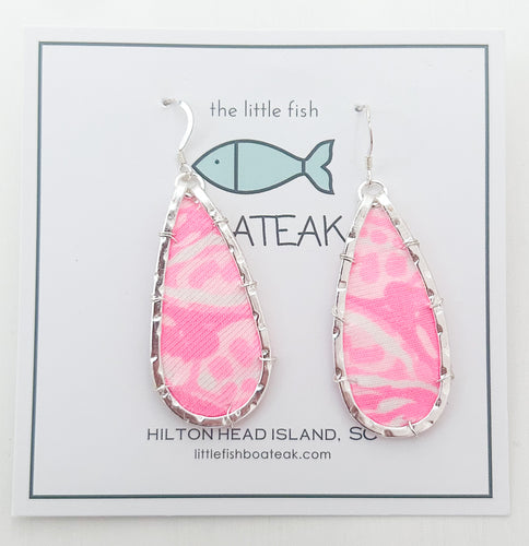 lilly hot pink keel - silver