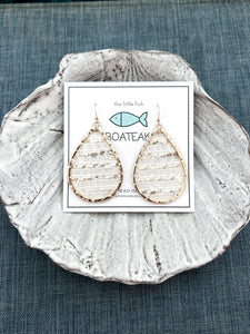 cream boucle schooner