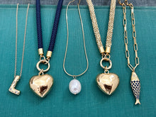 paperclip chain necklace- GOLD