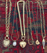 paperclip chain necklace- GOLD