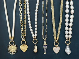 SLIDER STYLE charleston charm necklace