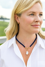 prepster dainty rope necklace- black charm