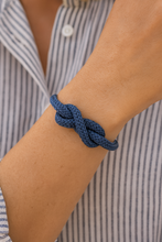 sailor's knot  bracelet- navy