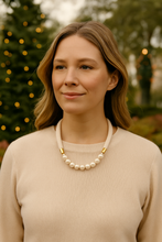 prepster statement rope necklace- signature cream