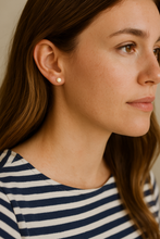 tiny pearl studs