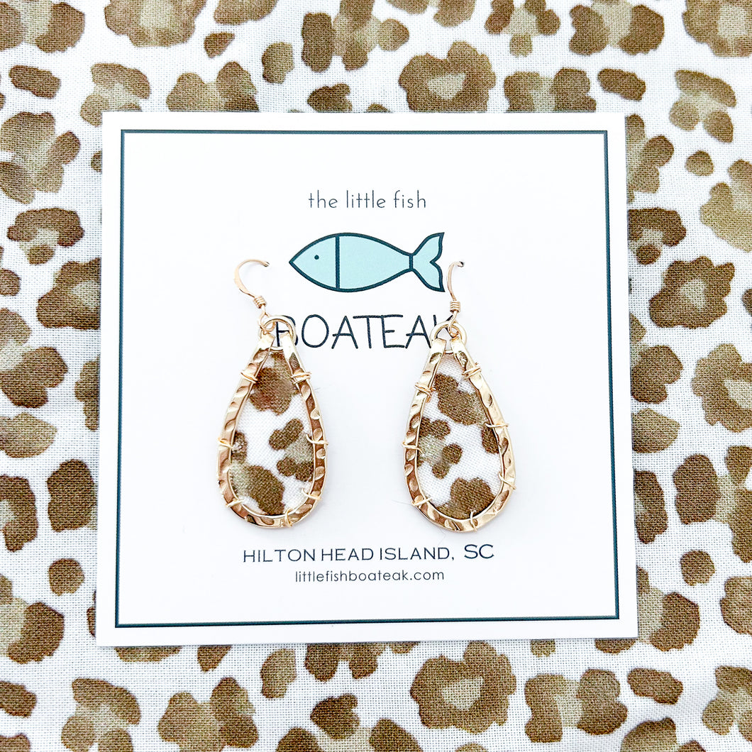 watercolor cheetah mini keel