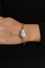 barque pear paperclip chain bracelet