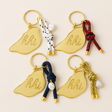 HHI keychain- tournament plaid