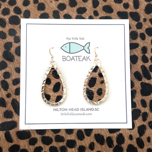 cheetah fur mini keel