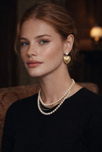 Golden hour heart dangles