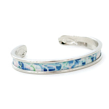 Yacht Hopper Bangle Tidal Confetti Blue Cuff Bracelet