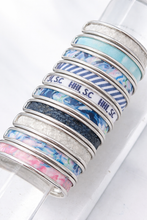 Yacht Hopper Bangle Tidal Confetti Pink Cuff Bracelet