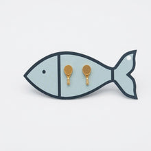 tennis studs- gold