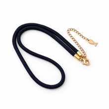 Daysailer Rope Necklace- Navy