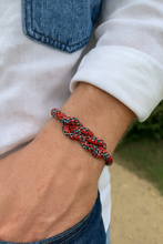 sailor's knot bracelet- tartan