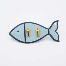 Lighthouse Studs- gold
