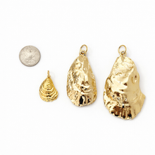 Golden Oyster Charm