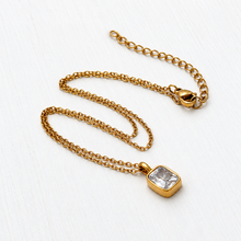Dainty CZ Pendant Necklace