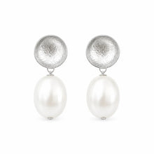 Gold Pearl Lover Drop Earrings